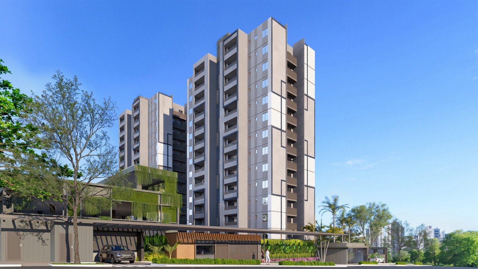 Fachada do residencial da opção imobiliária selecionada 02